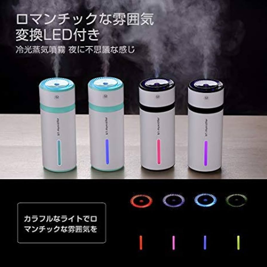 Amazon.co.jp: （2018年最新）USB型 卓上ミニ加湿器 M1